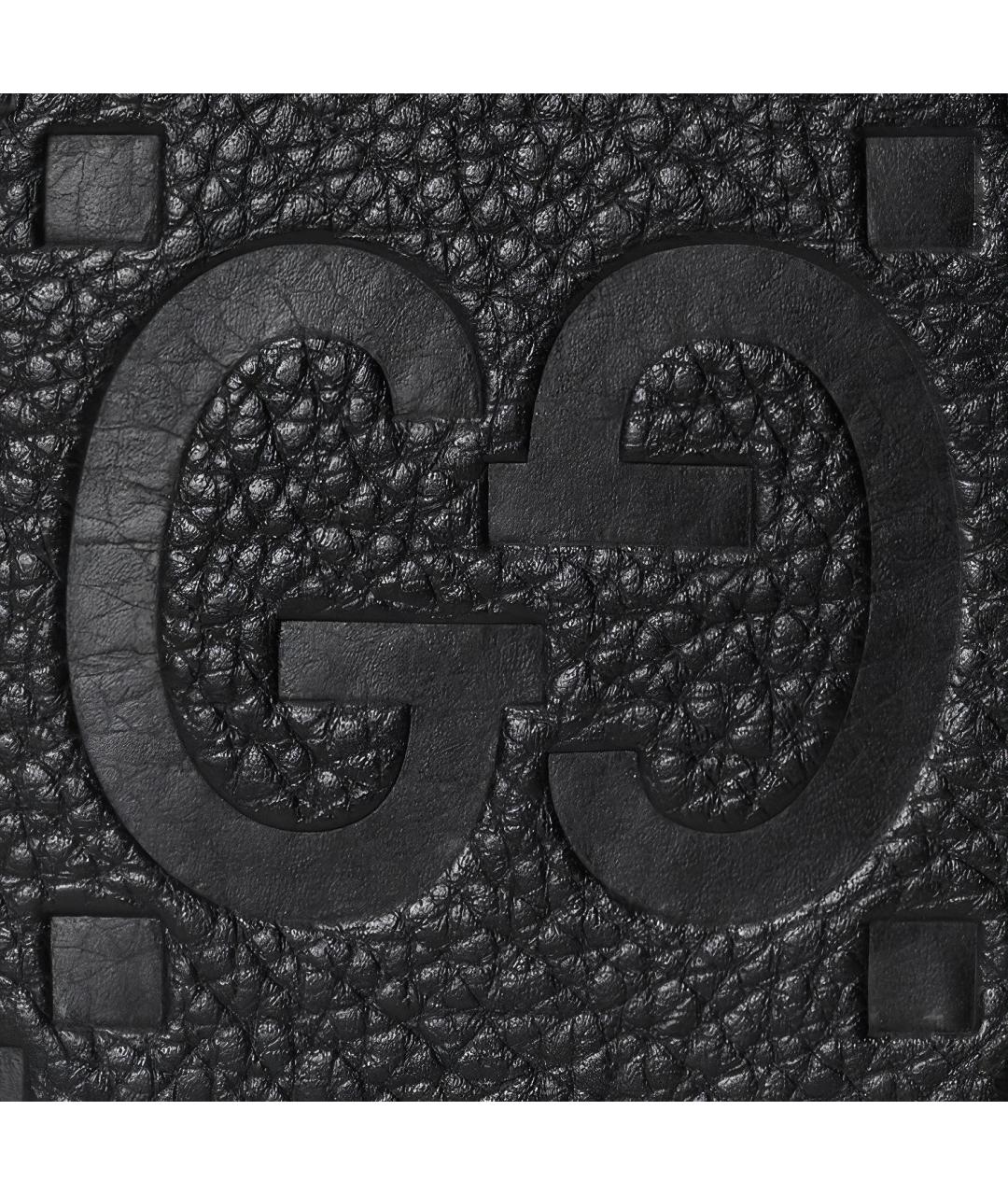 GUCCI Черный кожаный кардхолдер, фото 5