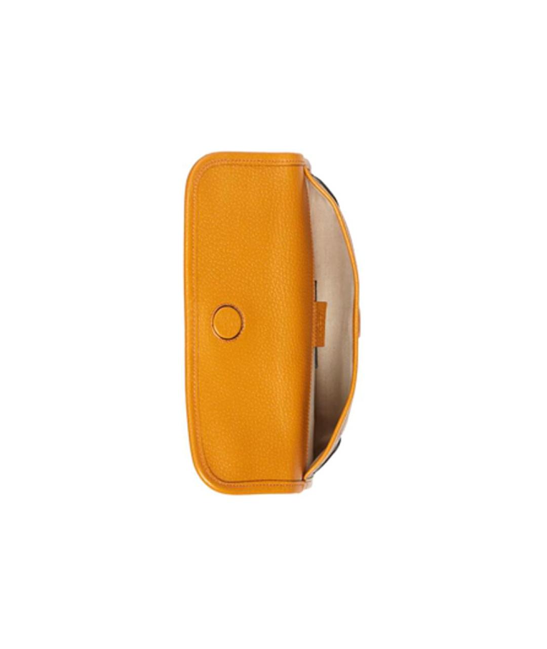 GUCCI Оранжевая хлопковая поясная сумка, фото 6