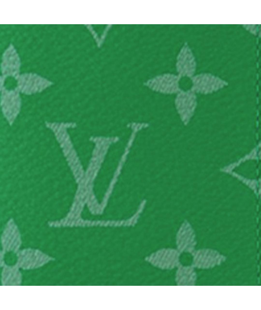 LOUIS VUITTON Зеленый кошелек, фото 5