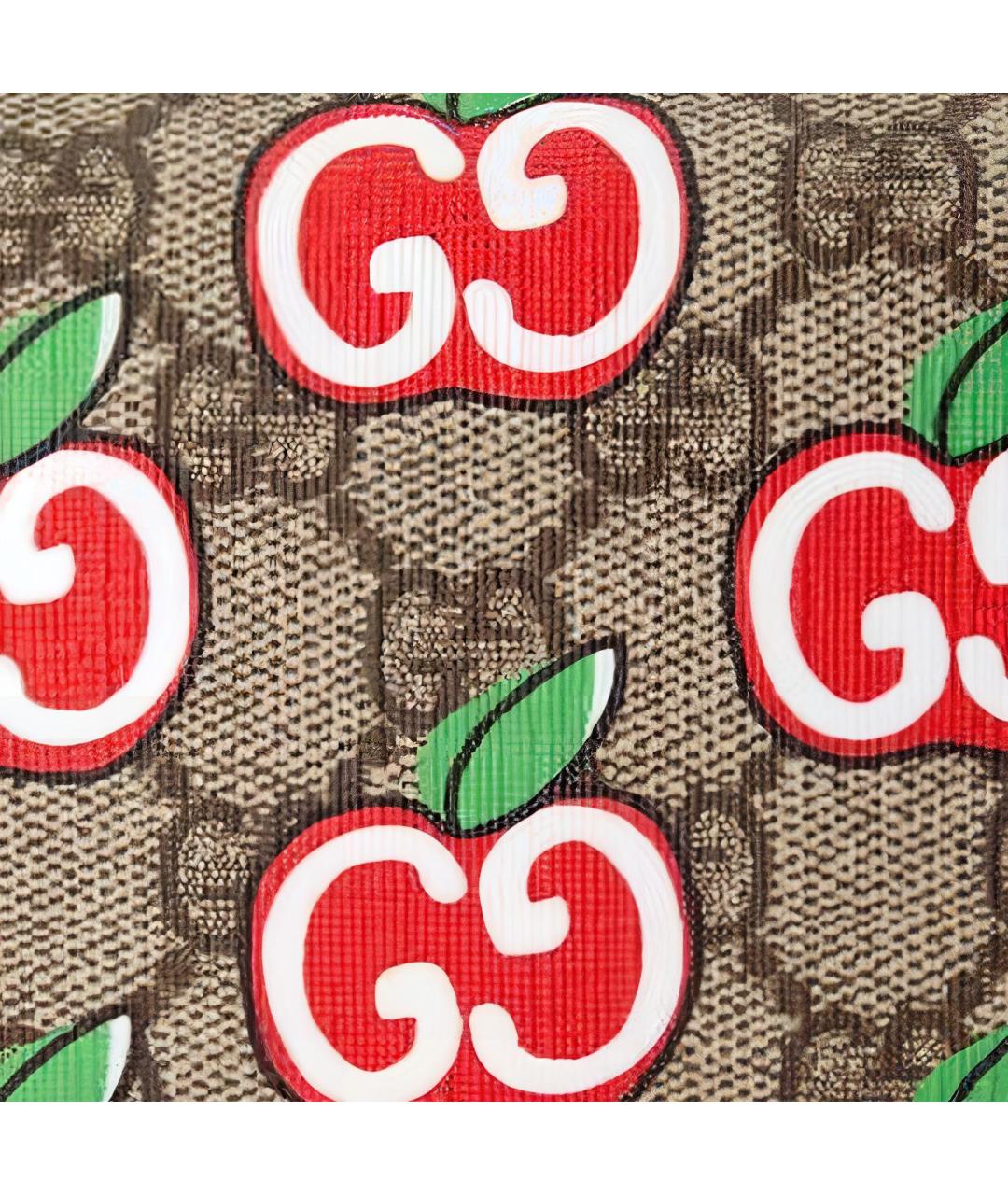 GUCCI Красный кожаный кошелек, фото 6