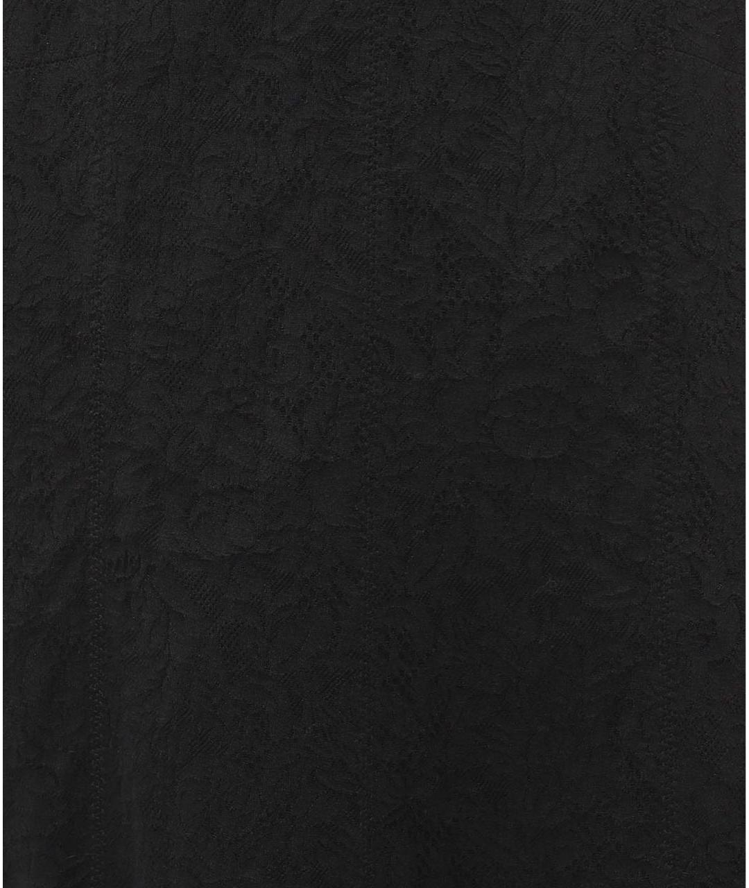 JIL SANDER Черная вискозная юбка миди, фото 3