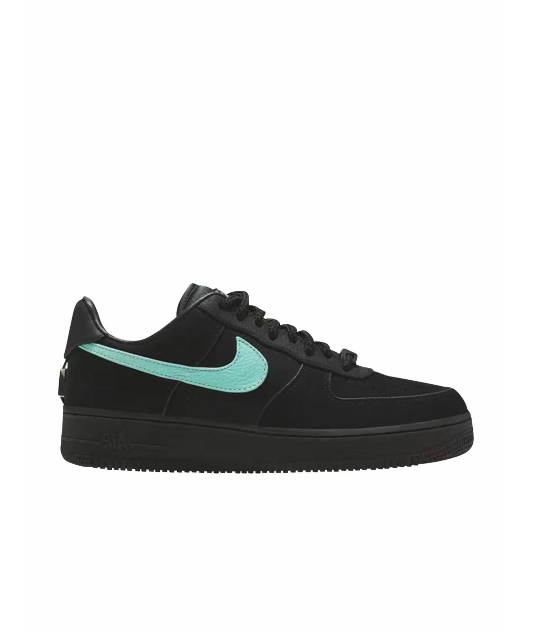 NIKE Черные замшевые кеды, фото 1