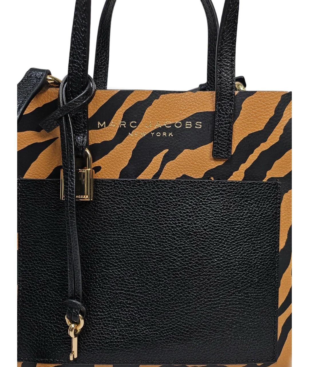 MARC JACOBS Черная кожаная сумка через плечо, фото 8