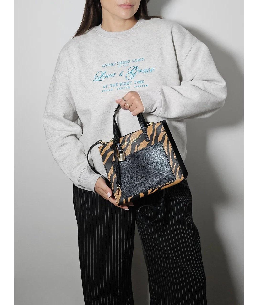 MARC JACOBS Черная кожаная сумка через плечо, фото 4