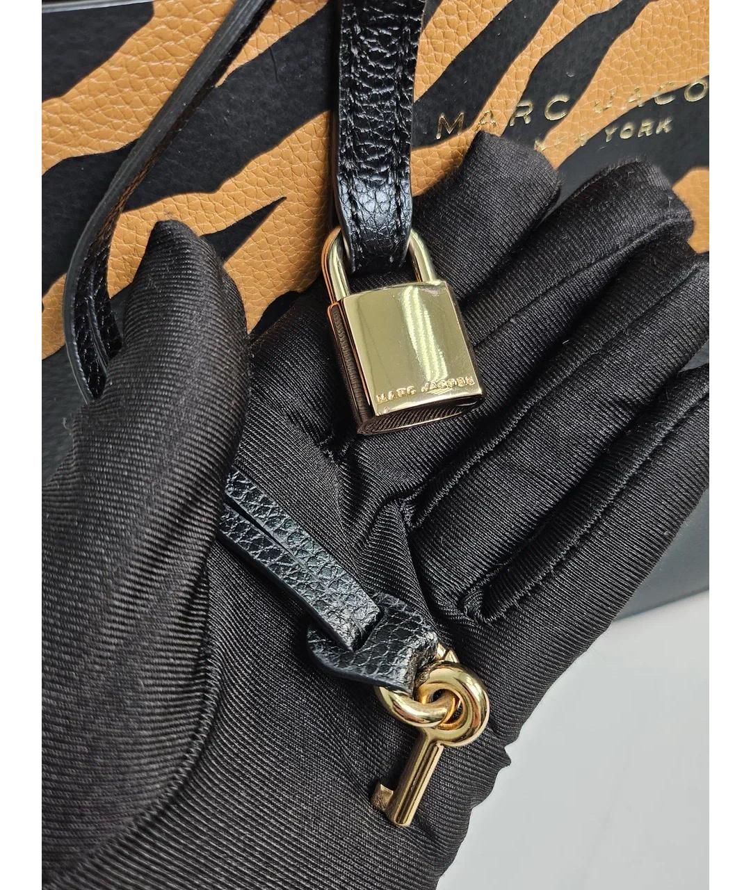 MARC JACOBS Черная кожаная сумка через плечо, фото 9