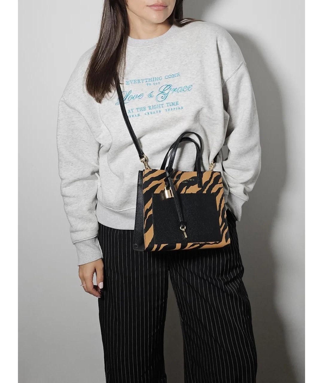 MARC JACOBS Черная кожаная сумка через плечо, фото 3