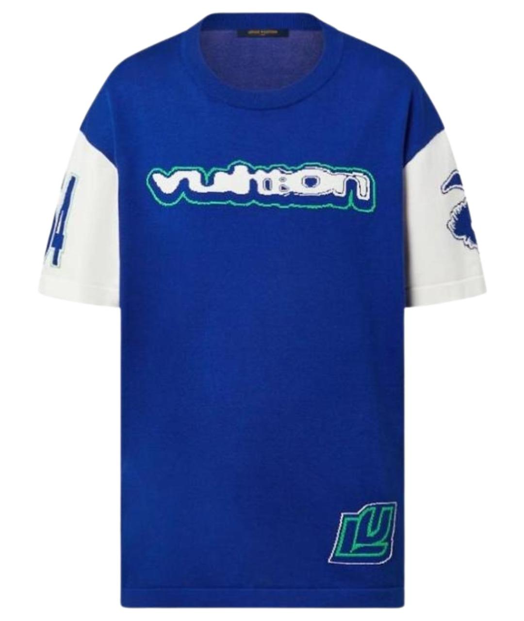 LOUIS VUITTON Синяя футболка, фото 1