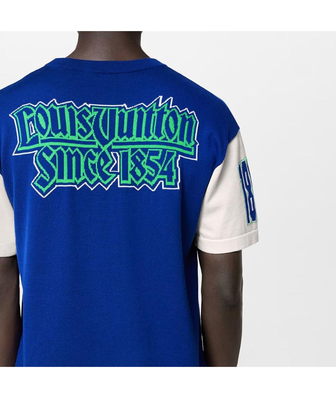 LOUIS VUITTON Синяя футболка, фото 6