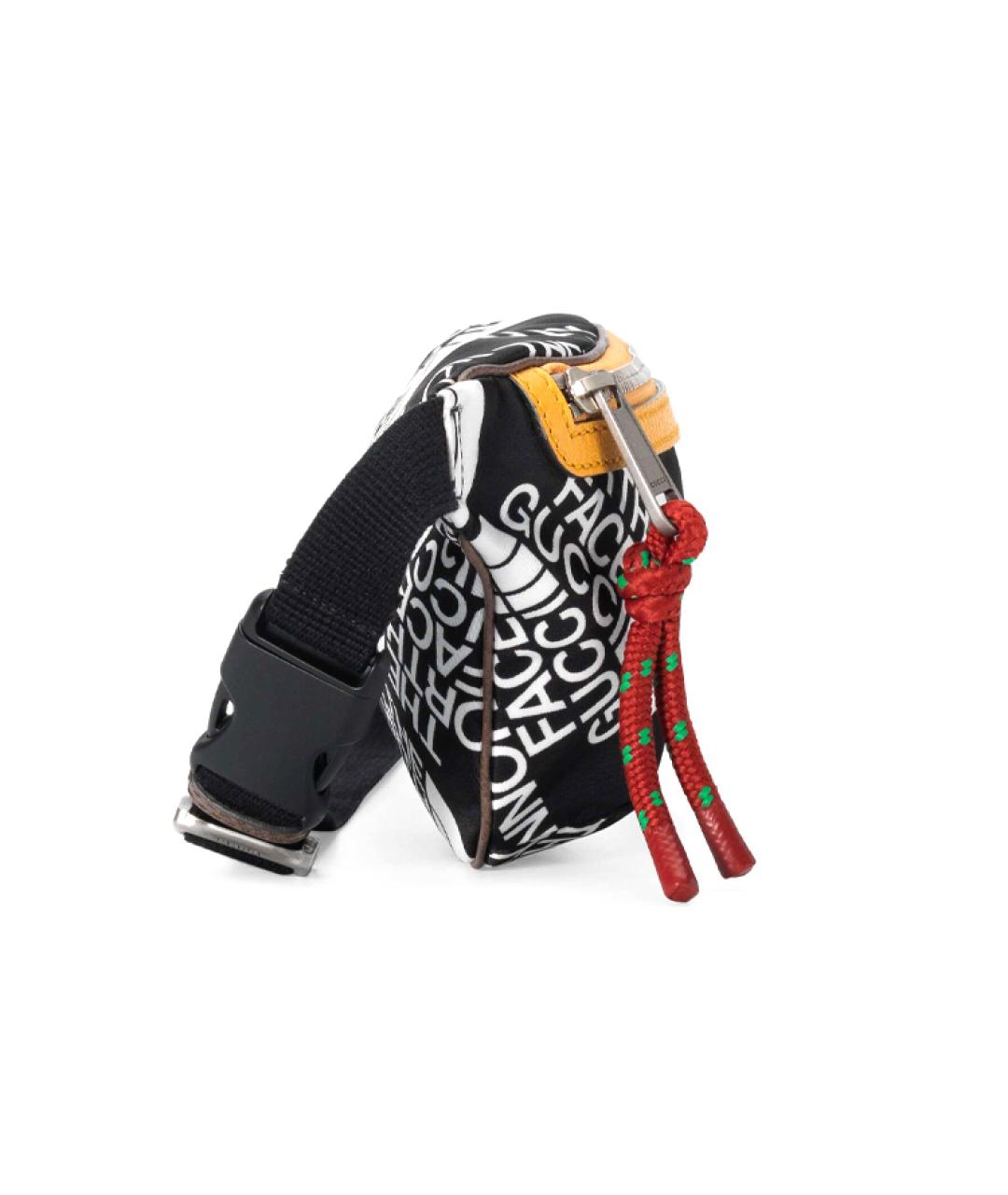 GUCCI Черная тканевая поясная сумка, фото 3