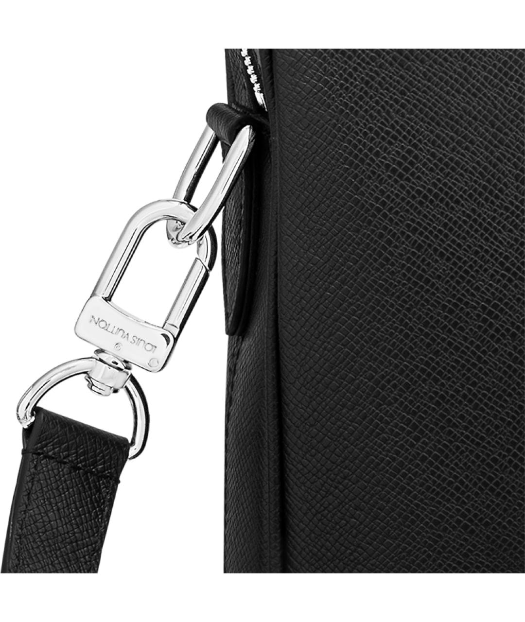 LOUIS VUITTON Черный портфель, фото 6