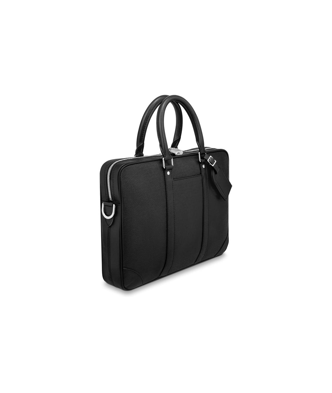 LOUIS VUITTON Черный портфель, фото 2