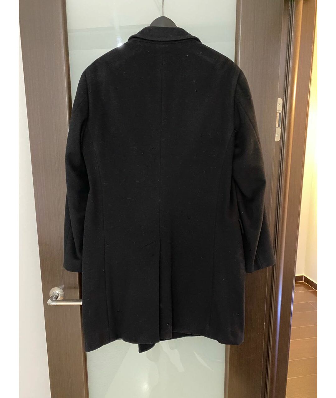 ARMANI COLLEZIONI Черное шерстяное пальто, фото 2