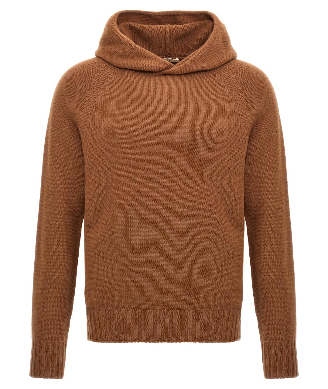 MA'RY'YA Коричневый шерстяной джемпер / свитер, фото 1