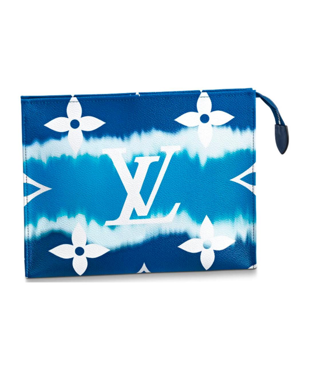 LOUIS VUITTON Синяя косметичка, фото 2