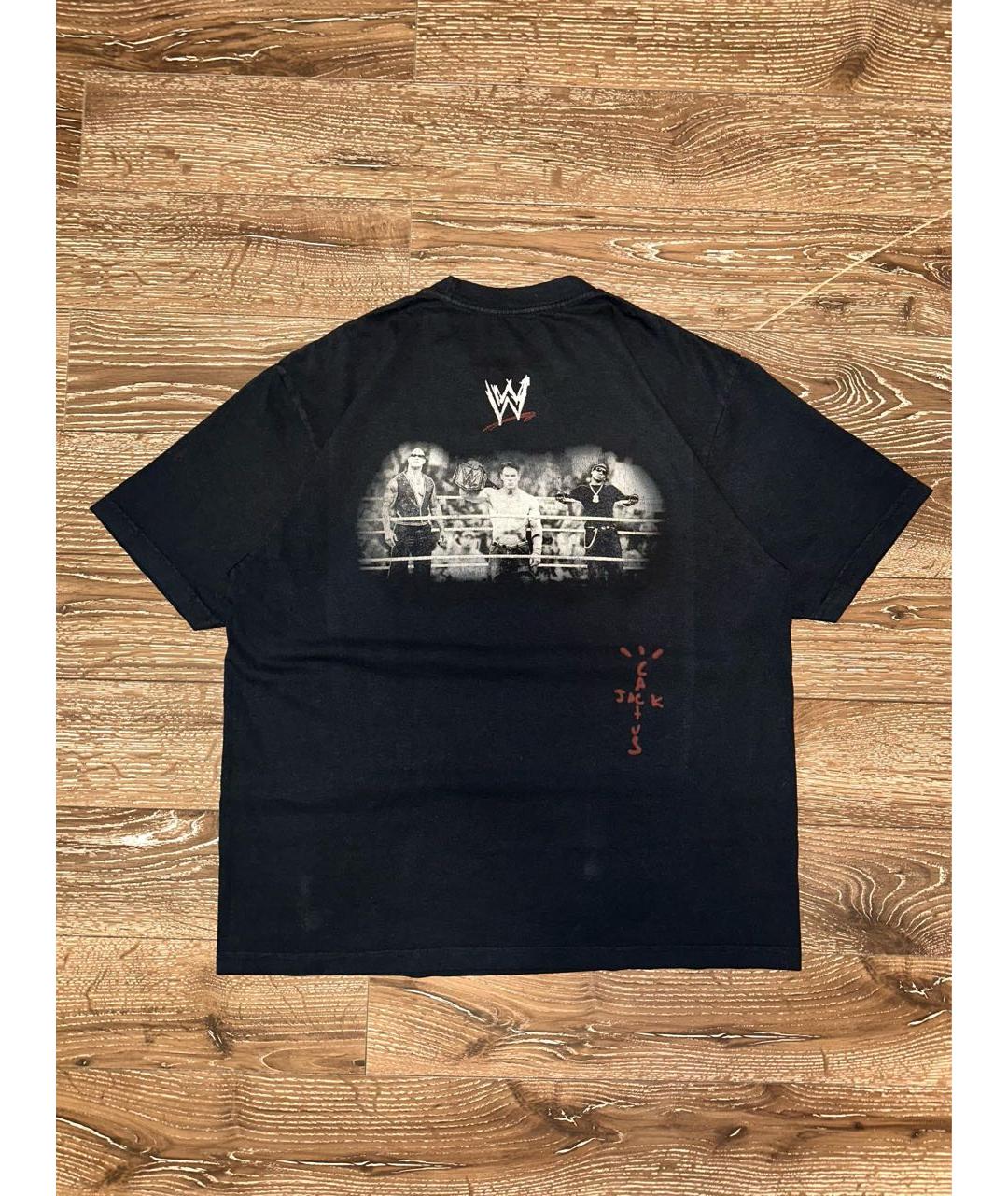 CACTUS JACK BY TRAVIS SCOTT Черная хлопковая футболка, фото 5