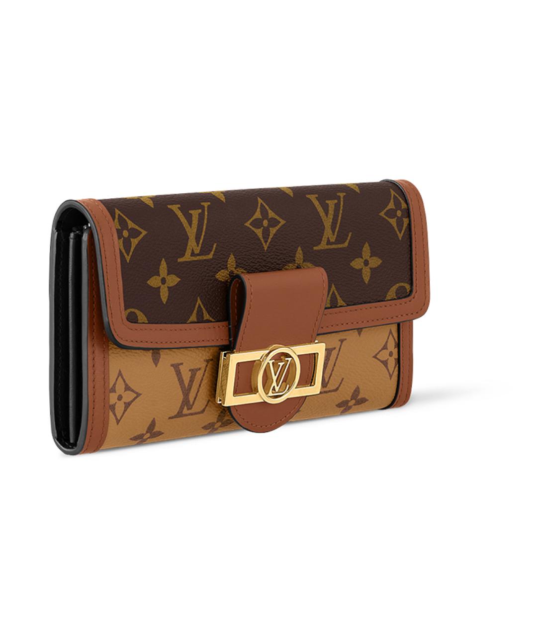 LOUIS VUITTON Коричневый кошелек, фото 2