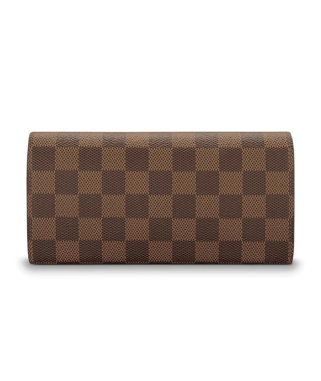 LOUIS VUITTON Коричневый кошелек, фото 3