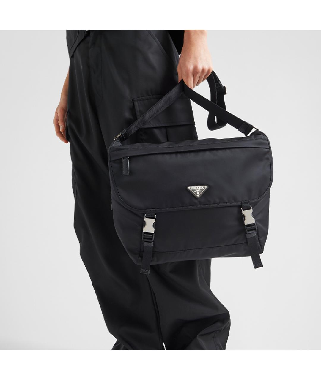 PRADA Черная сумка на плечо, фото 8