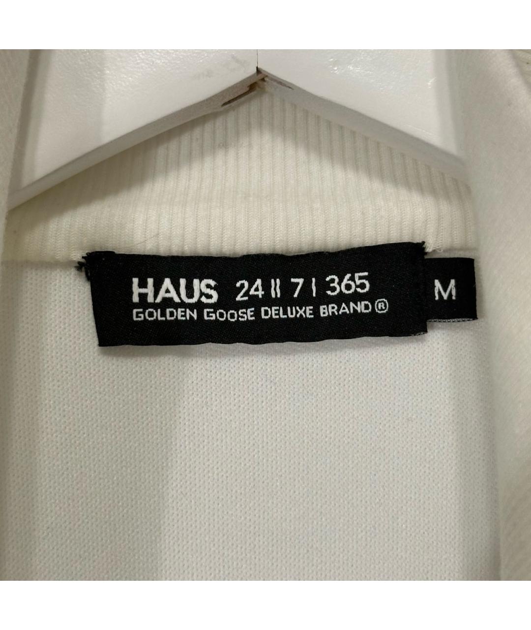 GOLDEN GOOSE DELUXE BRAND Белая полиэстеровая спортивная куртка, фото 3