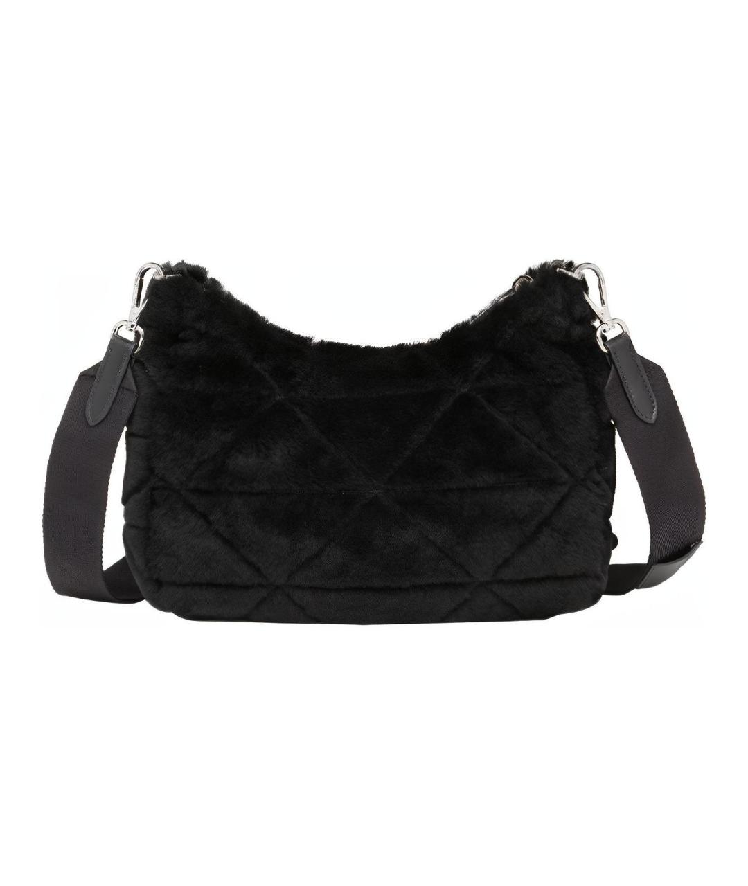 PRADA Черная тканевая сумка через плечо, фото 3