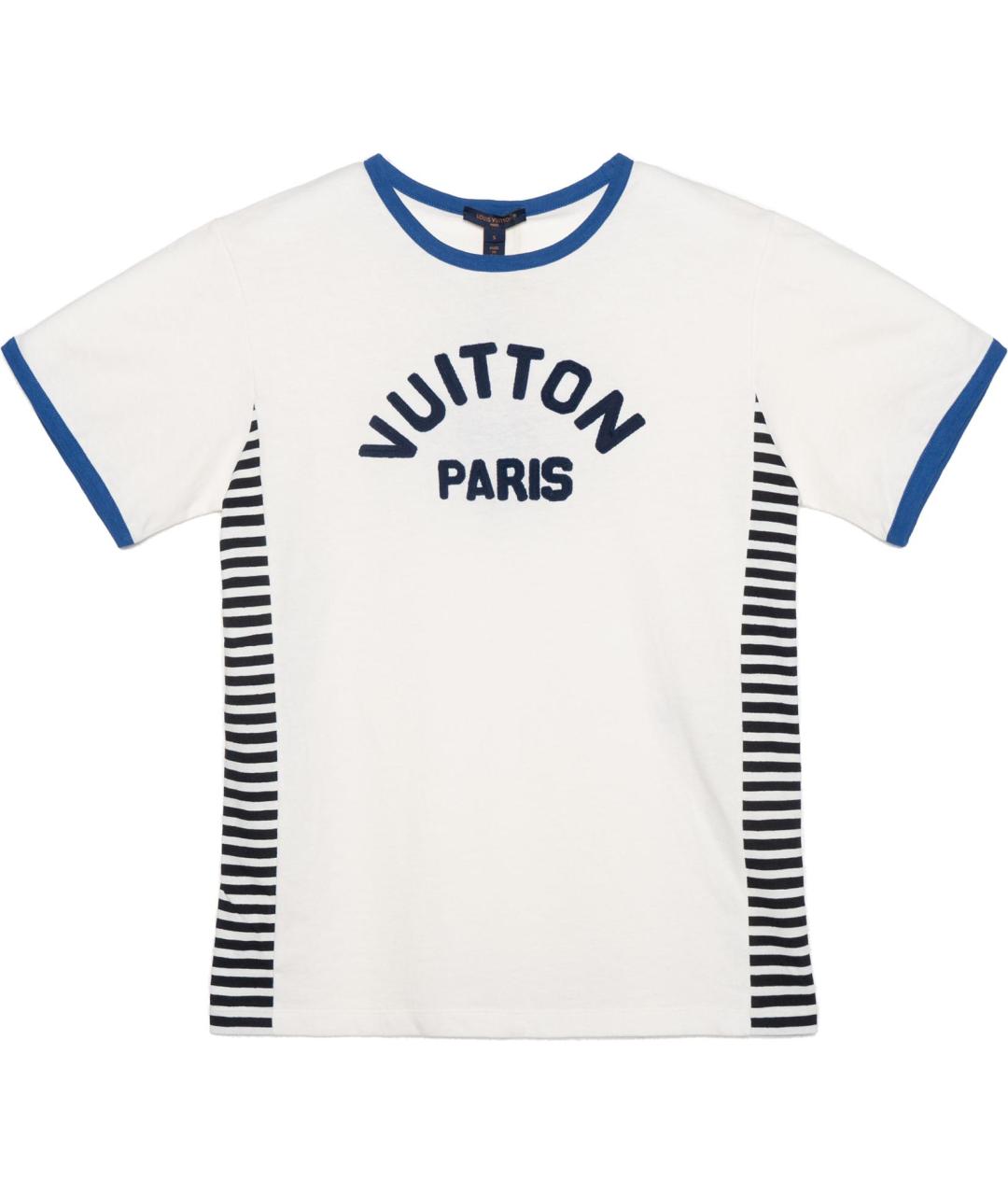 LOUIS VUITTON Белая хлопковая футболка, фото 1