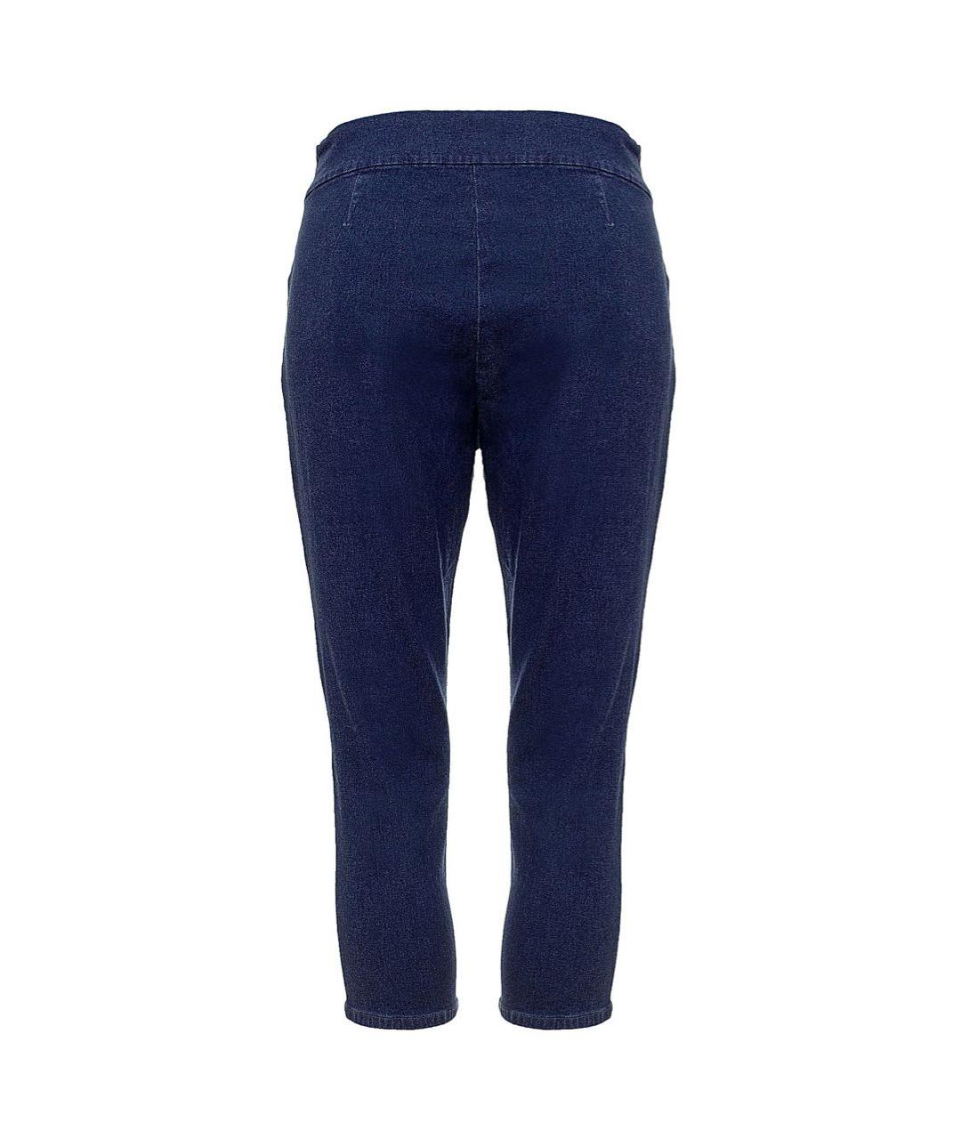 JUICY COUTURE Темно-синие хлопко-эластановые леггинсы и велосипедки, фото 2