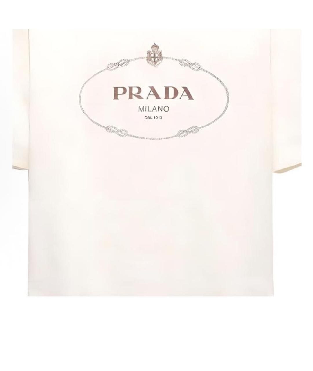 PRADA Бежевая футболка, фото 6