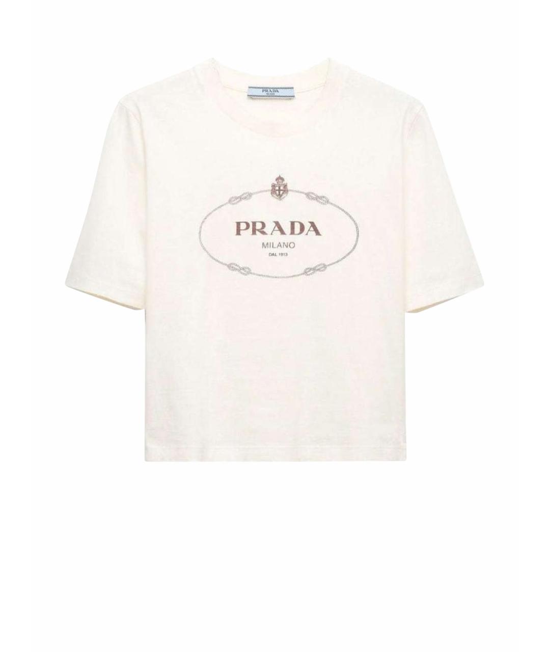 PRADA Бежевая футболка, фото 1