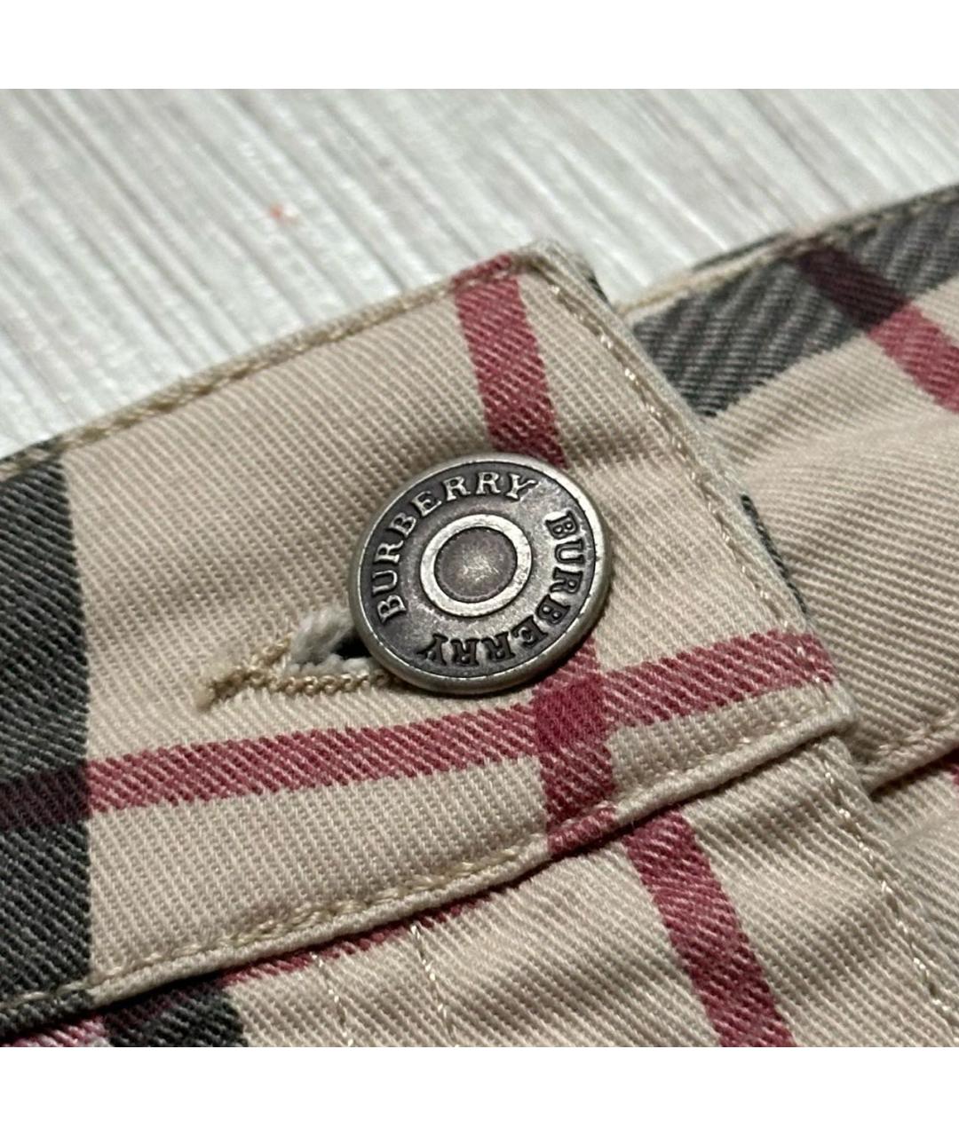 BURBERRY Хлопковая юбка миди, фото 5