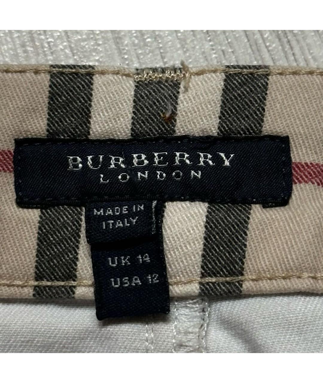 BURBERRY Хлопковая юбка миди, фото 3