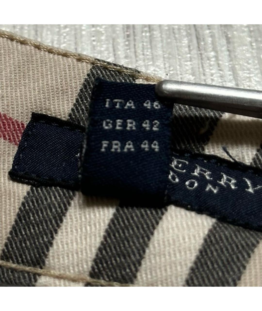 BURBERRY Хлопковая юбка миди, фото 6