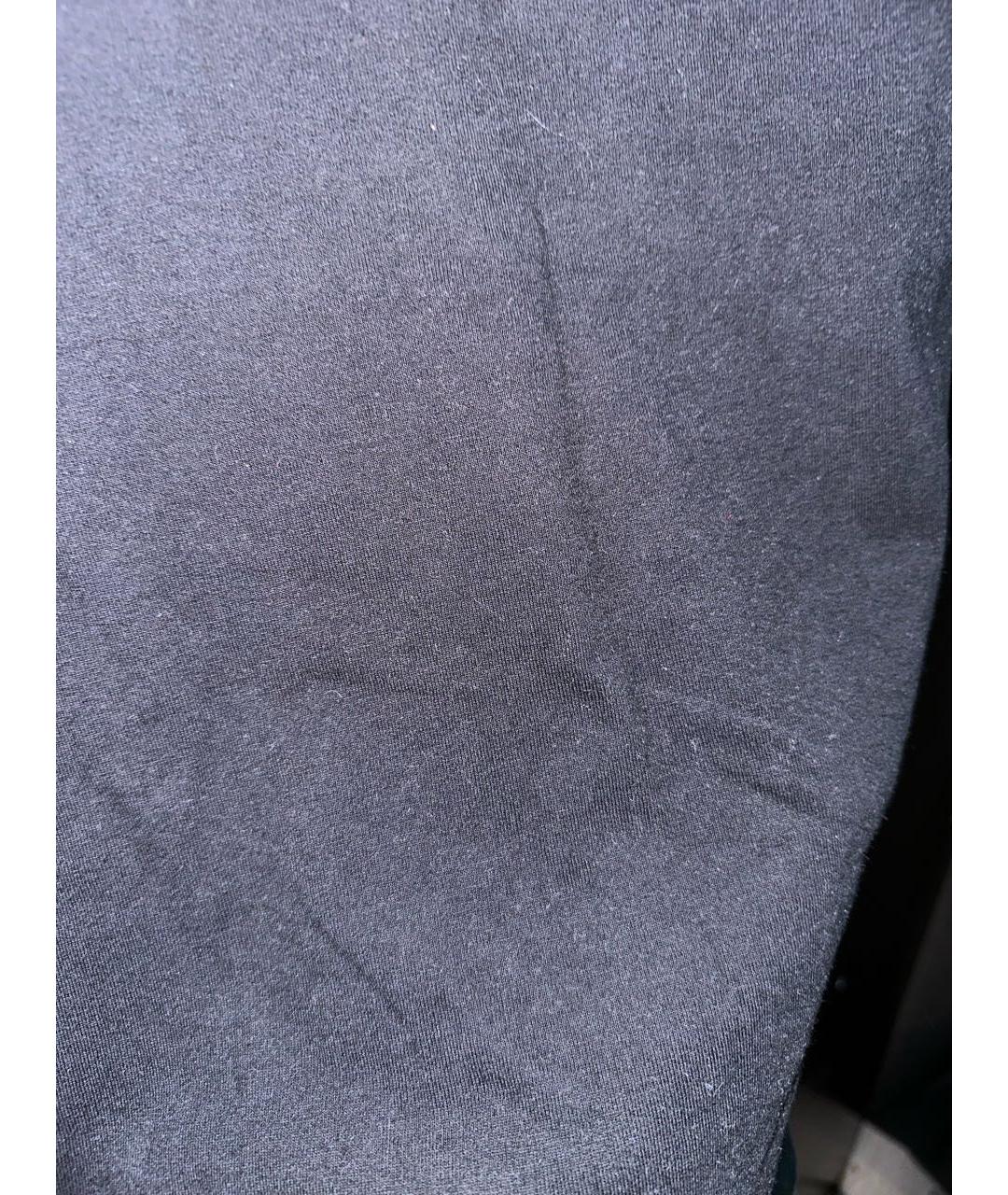 PALM ANGELS Черная хлопковая футболка, фото 4