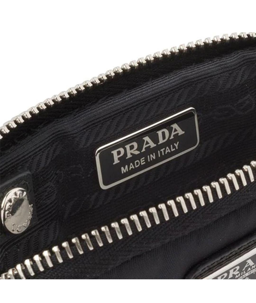 PRADA Черный кошелек, фото 3
