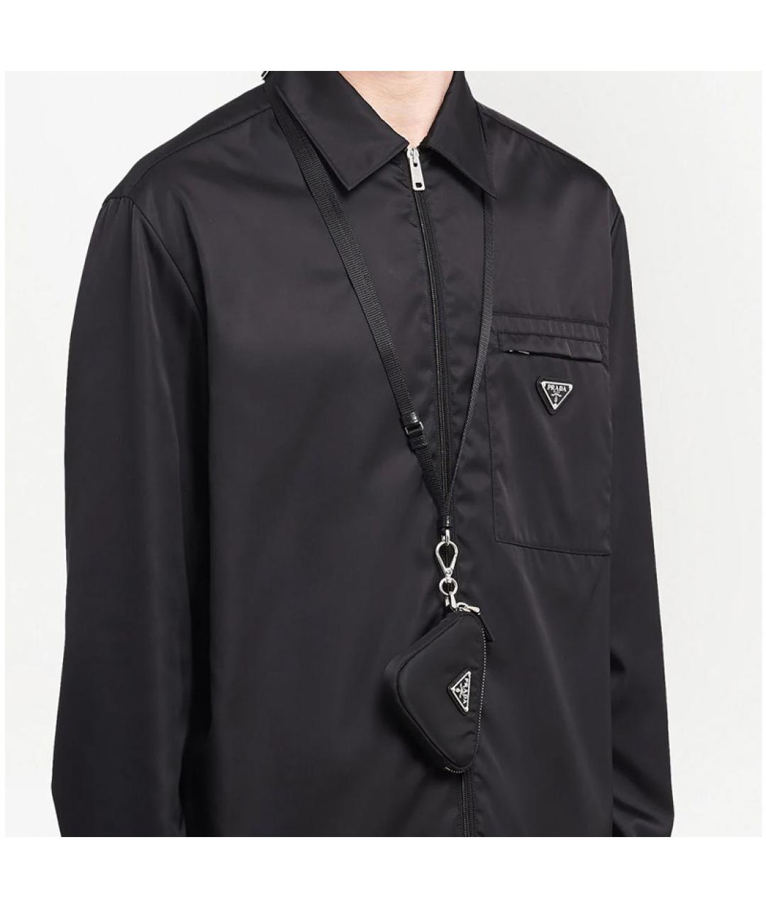 PRADA Черный кошелек, фото 4