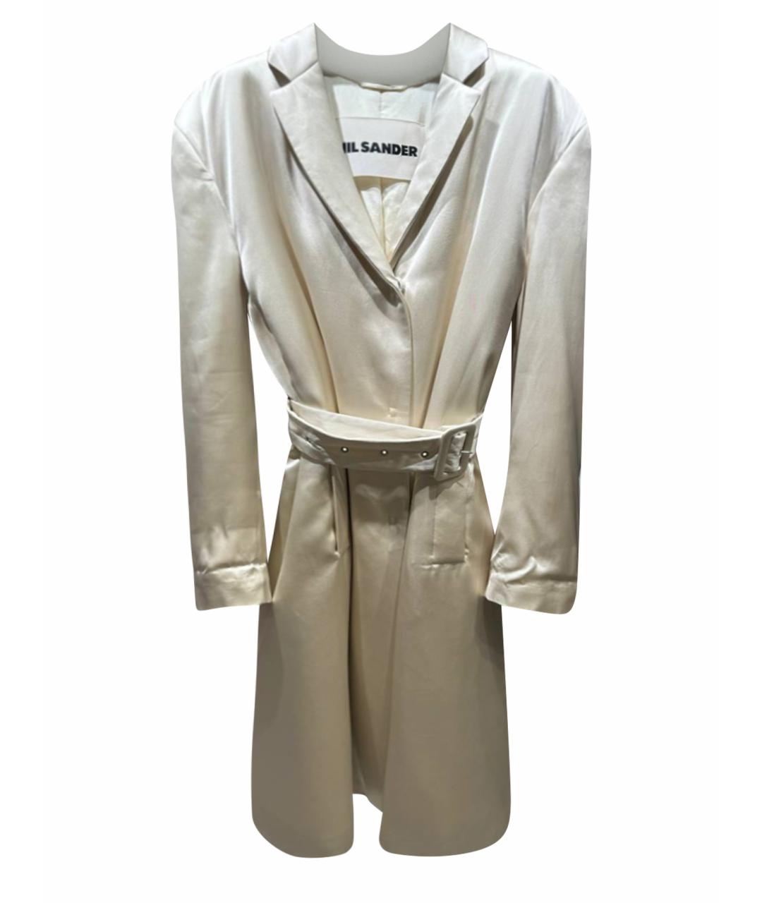 JIL SANDER Шелковое пальто, фото 1