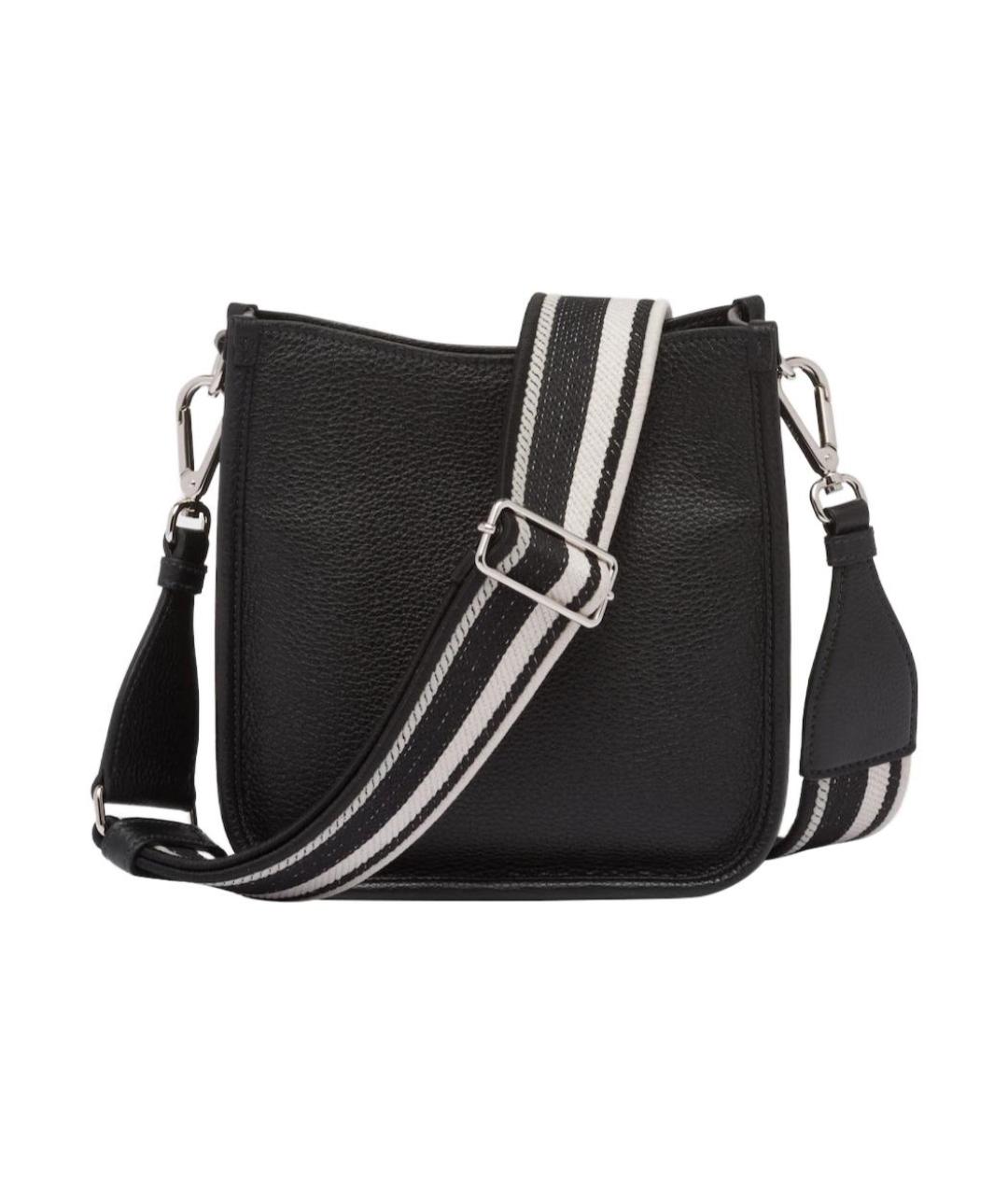 PRADA Черная кожаная сумка через плечо, фото 2