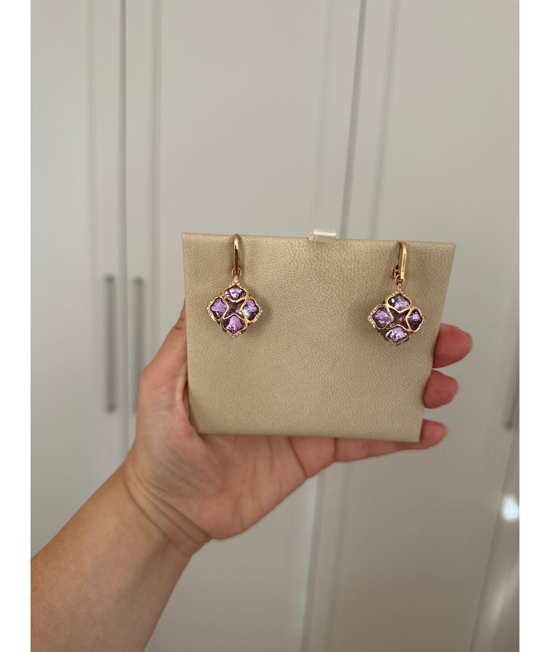 CHOPARD Розовые серьги из розового золота, фото 5