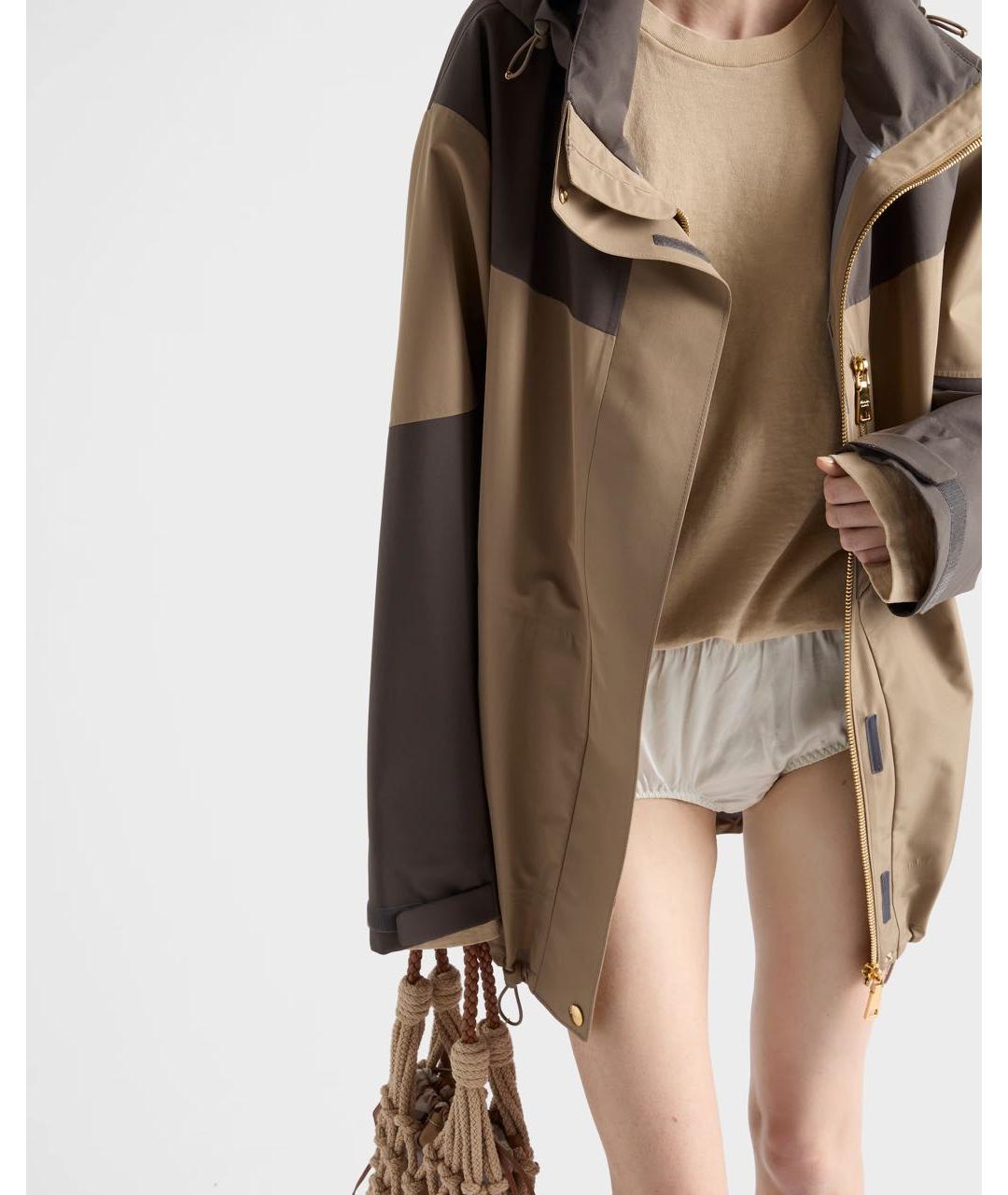 PRADA Коричневая куртка, фото 4