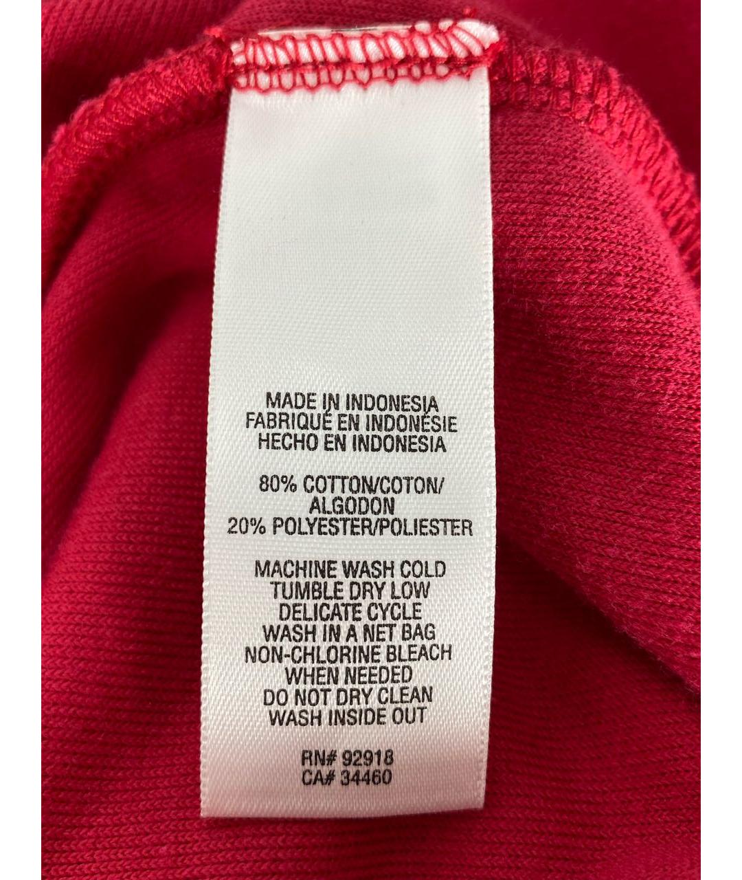 JUICY COUTURE Красное хлопковое повседневное платье, фото 7