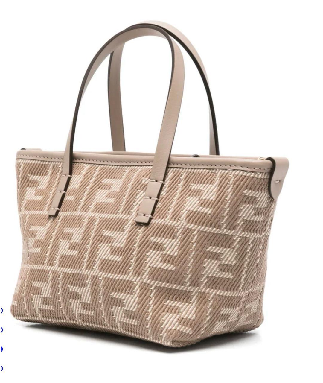 FENDI Бежевая сумка тоут, фото 2