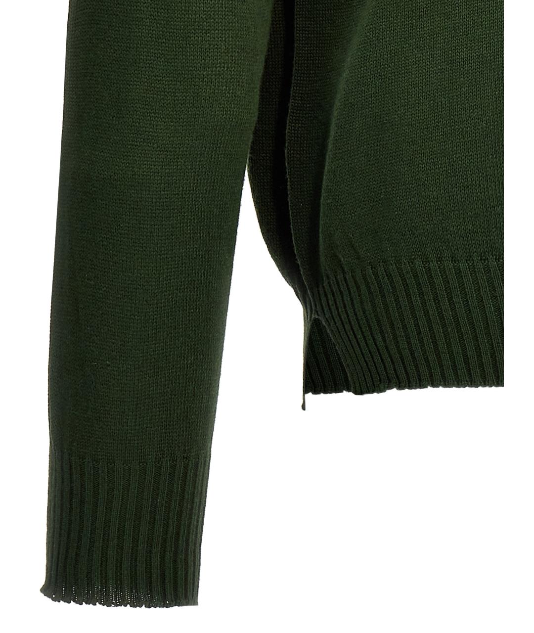 MA'RY'YA Зеленый хлопковый джемпер / свитер, фото 4