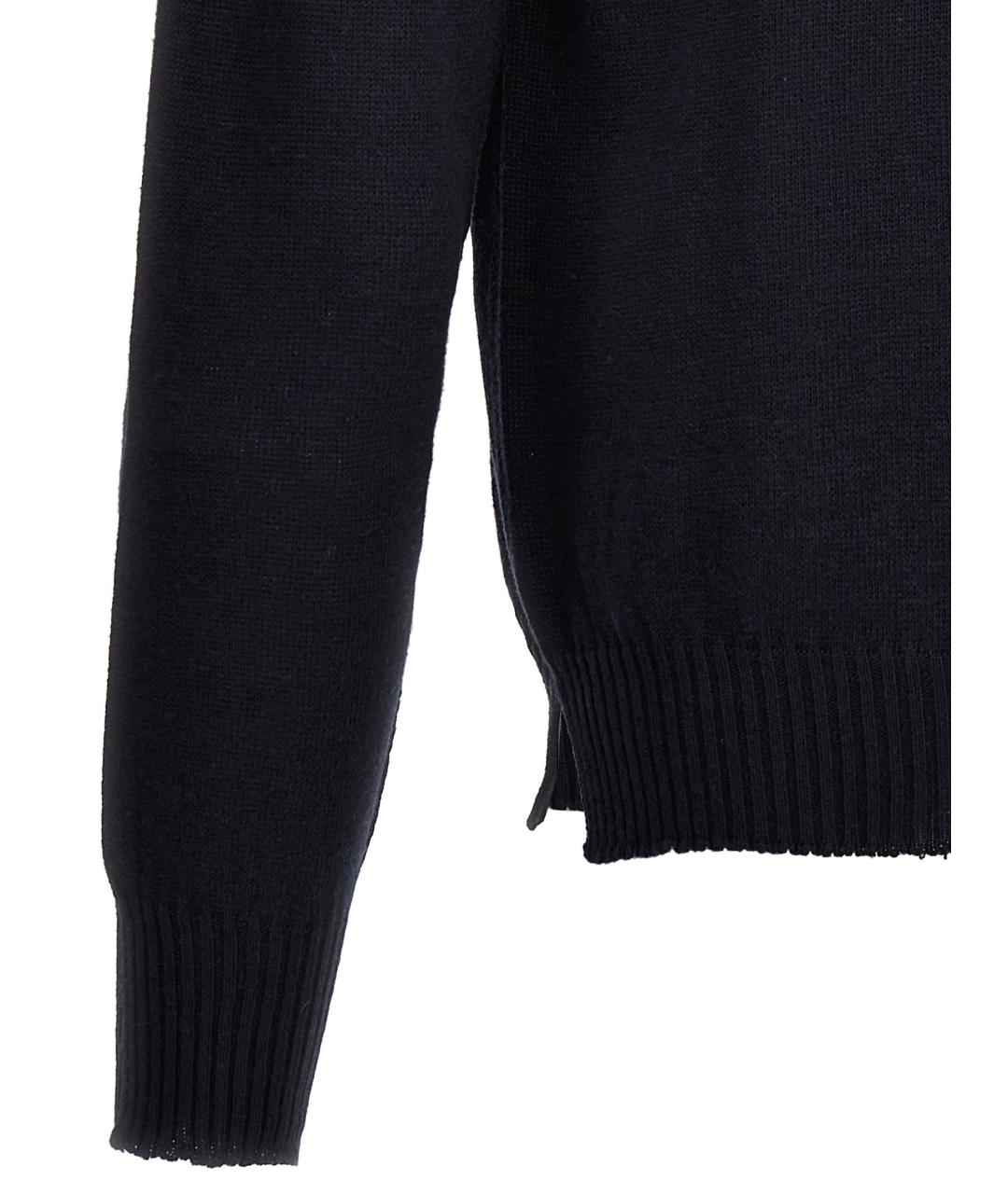 MA'RY'YA Синий хлопковый джемпер / свитер, фото 4