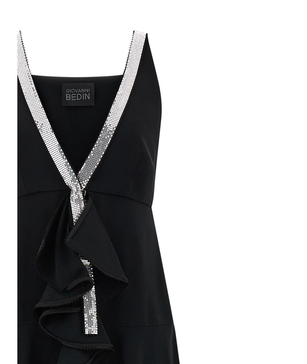 GIOVANNI BEDIN Черное вечернее платье, фото 3