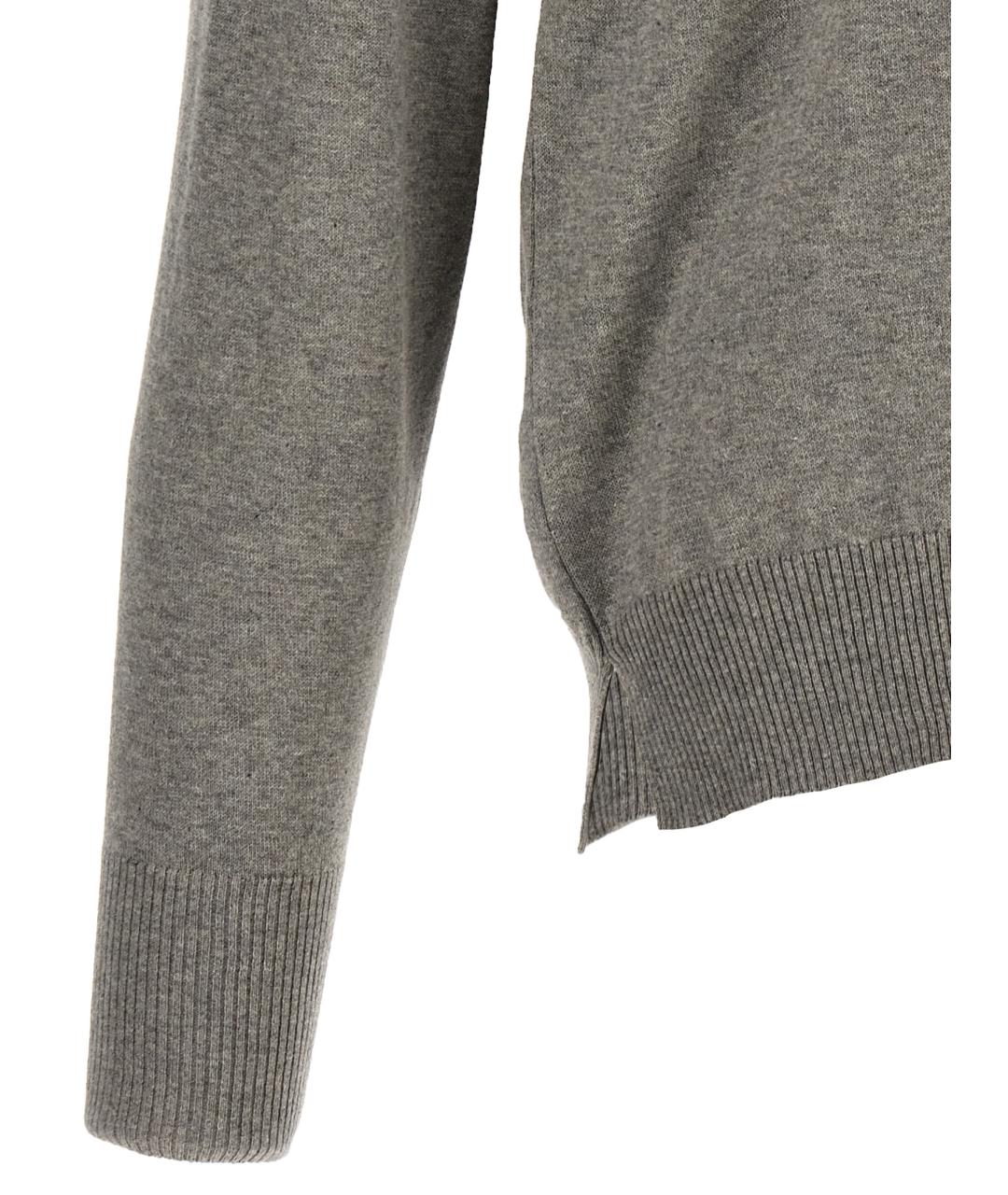 MA'RY'YA Серый хлопковый джемпер / свитер, фото 4