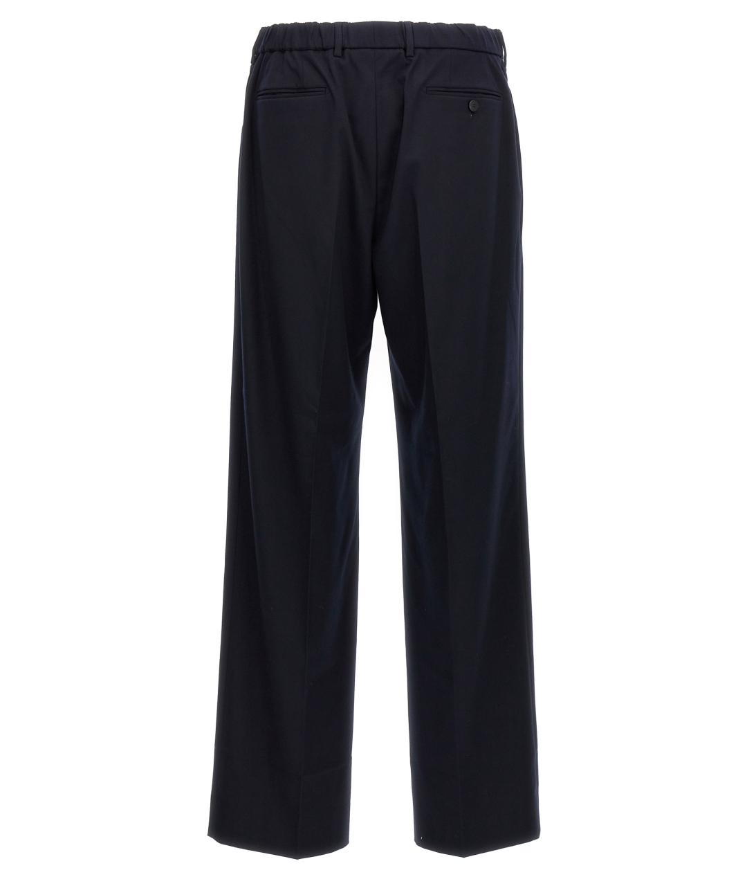 CELLAR DOOR Синие хлопковые повседневные брюки, фото 2