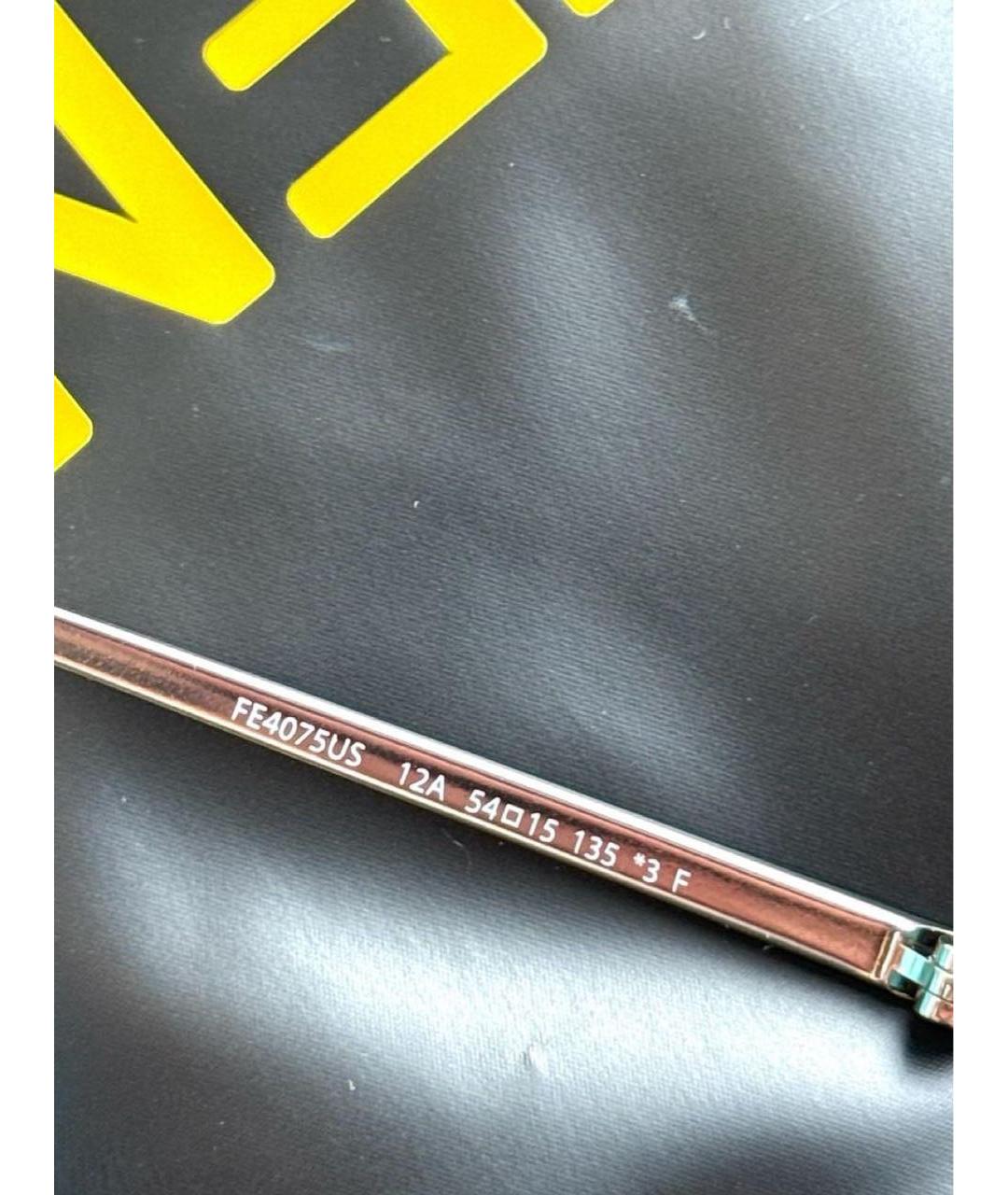 FENDI Антрацитовые солнцезащитные очки, фото 3