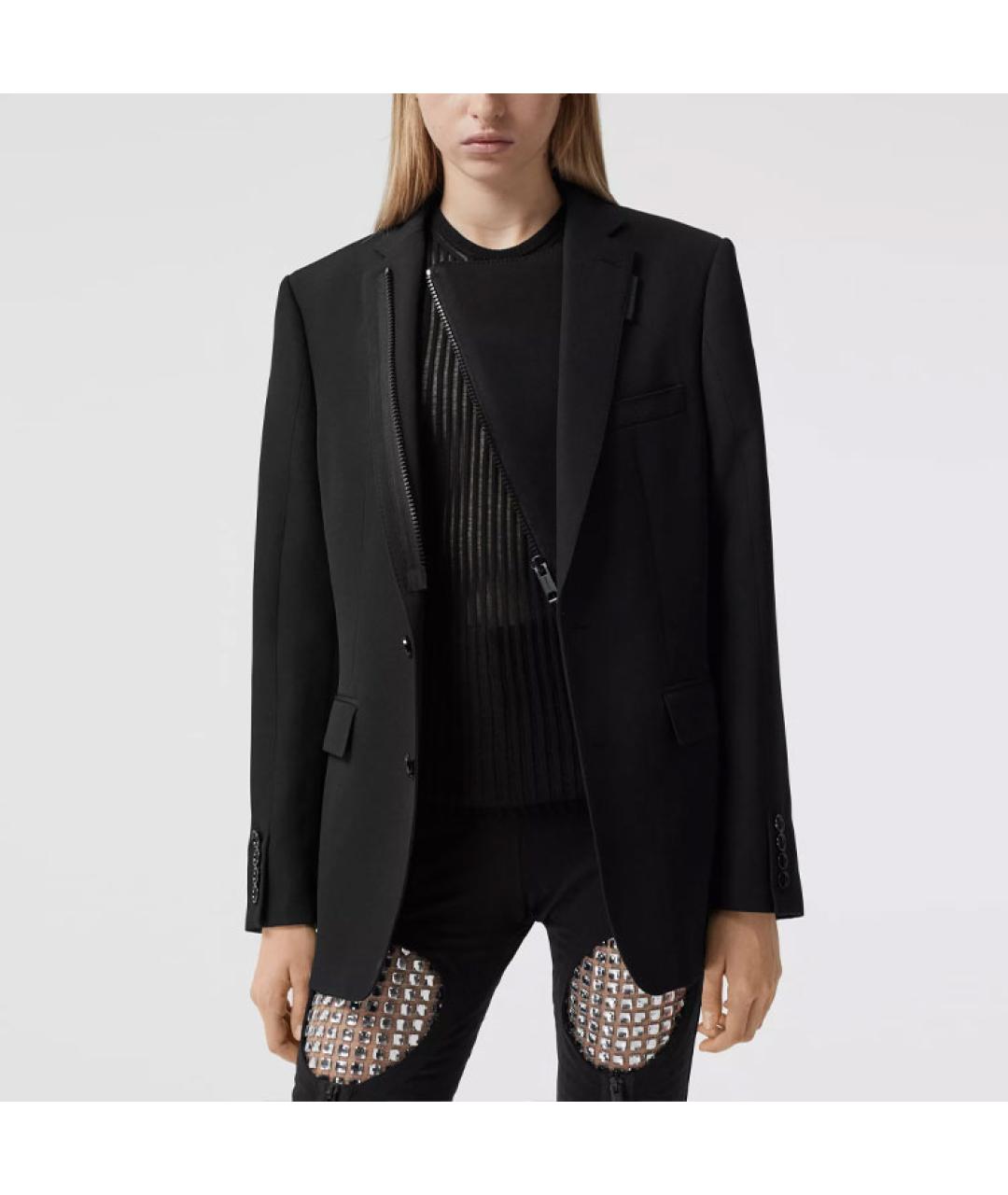 BURBERRY Черный жакет/пиджак, фото 4