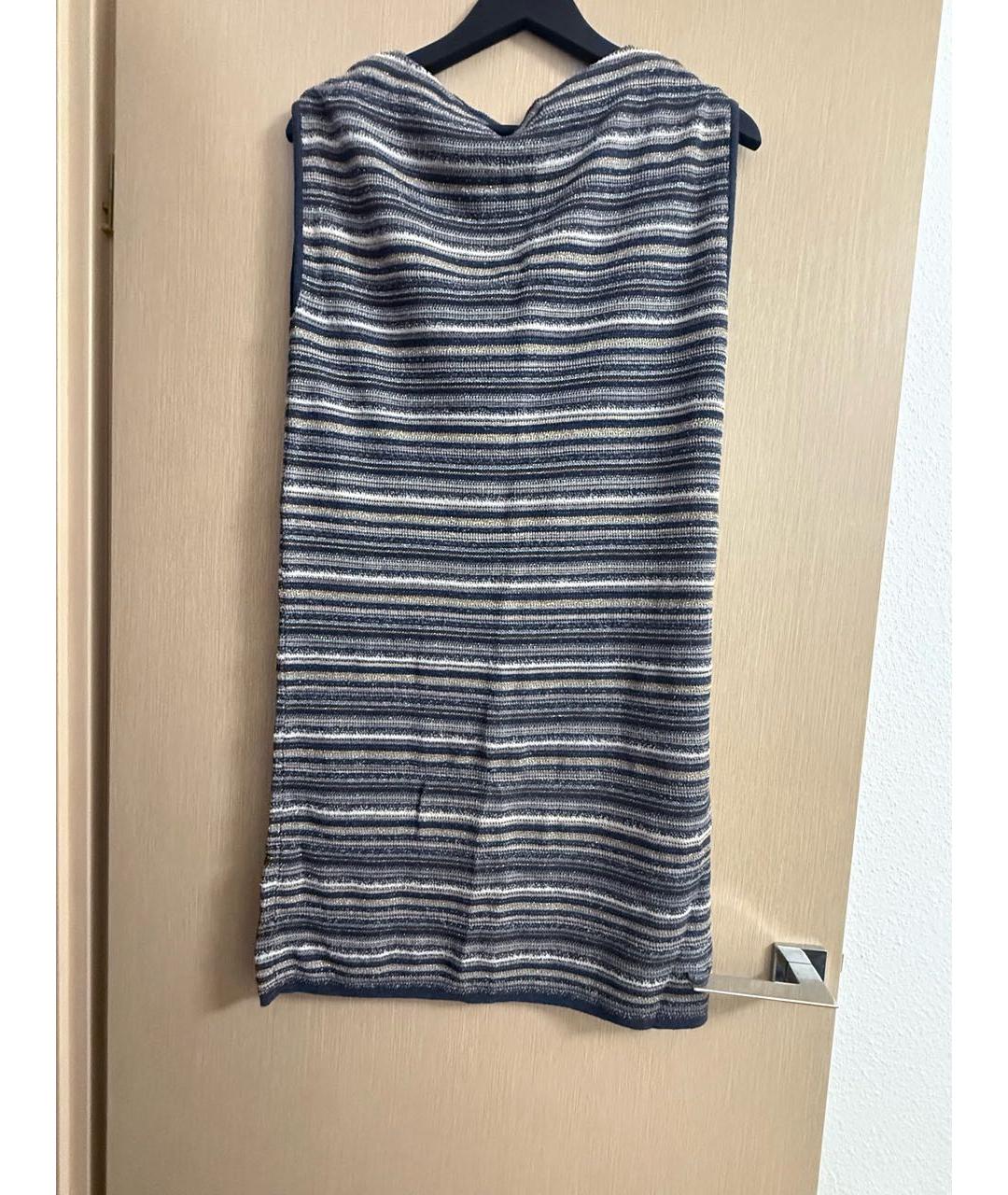 WEEKEND MAX MARA Мульти хлопковое повседневное платье, фото 2
