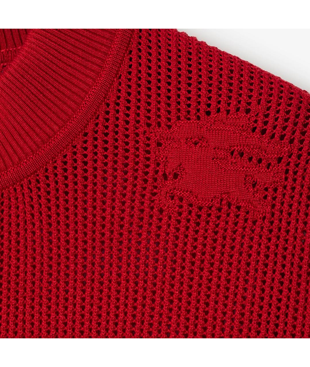 BURBERRY Красный джемпер / свитер, фото 6