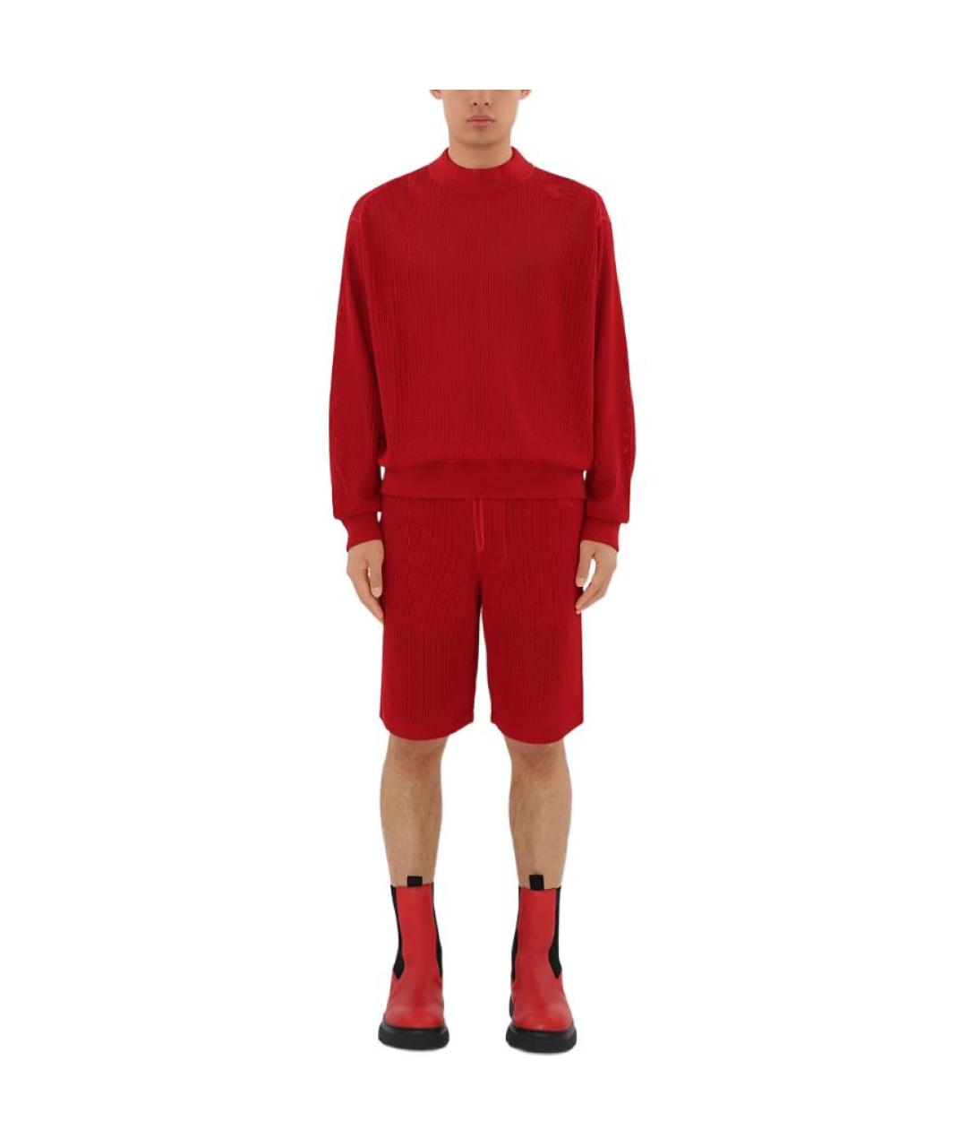 BURBERRY Красный джемпер / свитер, фото 3